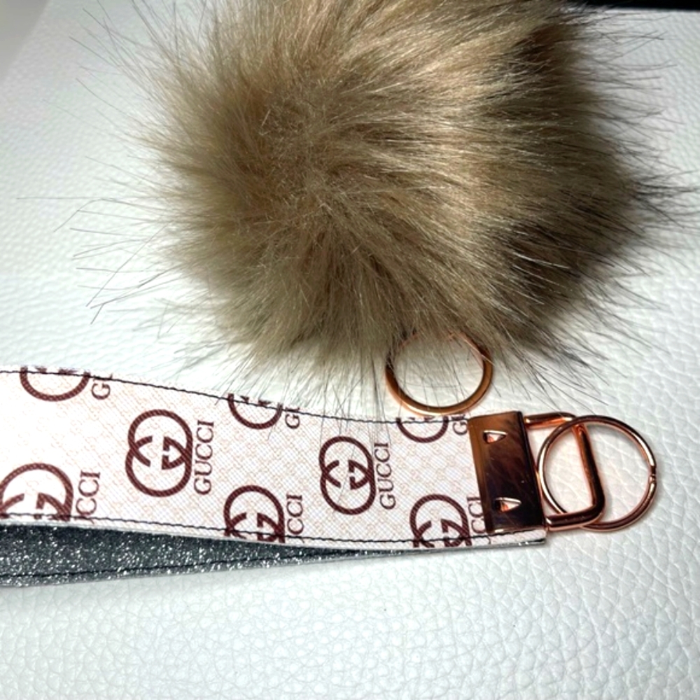 Gucci keychain wristlet